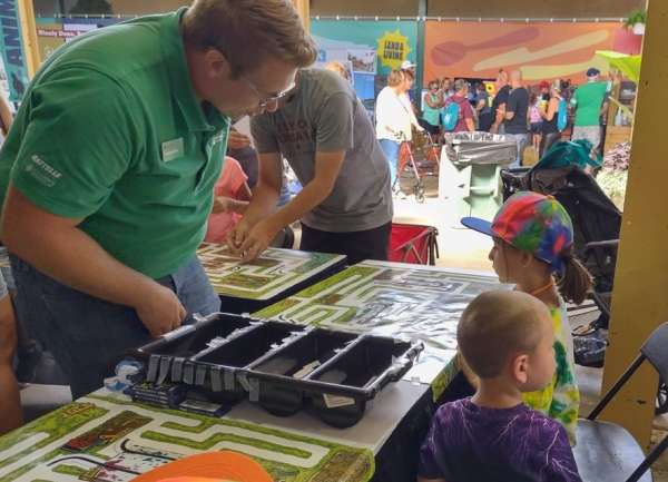 Ambassadors at the fair