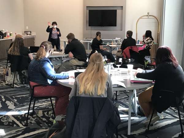 Ambassadors refining their skills