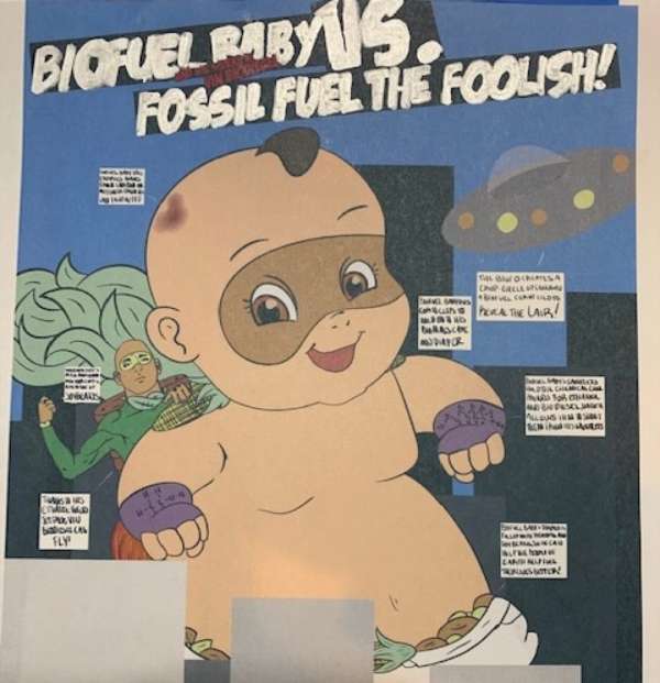 Creative renewable energy superheroes