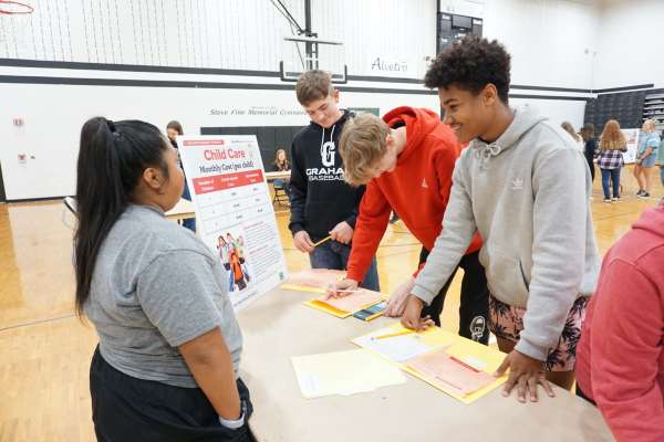 Students learn about finances with Real Money, Real World