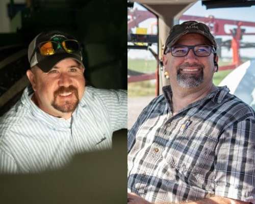 Talking with friendly farmers