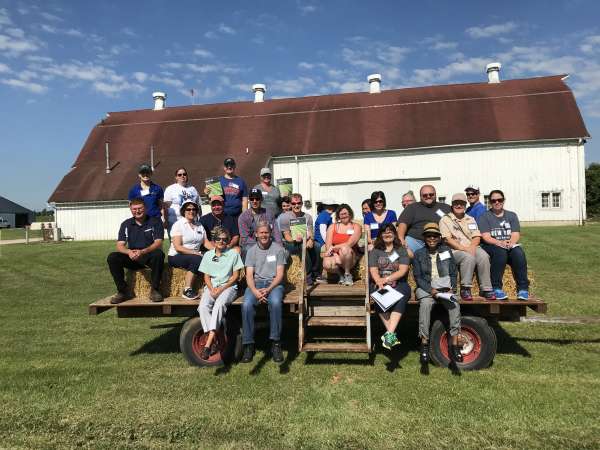 Teachers exploring technology in agriculture